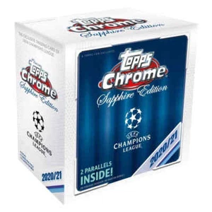 2020-21 Topps Champions League Chrome Soccer (UEFA) Sapphire BOX 20TOSCLC-SE - Picture 1 of 1