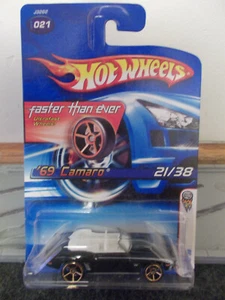 Hot Wheels, '69 Camaro Convertible, FTE, 2006 First Editions #021 - Picture 1 of 4