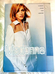 Vintage 1991 Madonna Calendar Oliver Books Rare UK Import VGC 17x12 - Picture 1 of 14