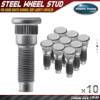 10x pernos de rueda para Dodge Dakota 98-04 Durango B250 Jeep Liberty Chrysler Foto 1 de 4