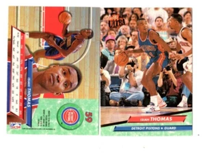 4 count lot 1992/93 Fleer Ultra Isiah Thomas Cards #59 Detroit Pistons HOF PG - Picture 1 of 1