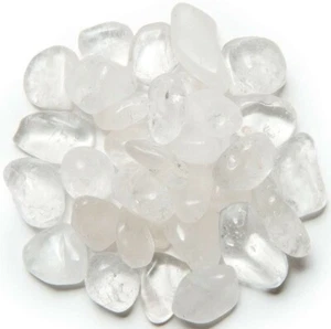 Piedras caídas de cuarzo cristalino de 1/2 lb - Grado 1 - Pequeñas - Artesanía rocas Reiki - Imagen 1 de 1