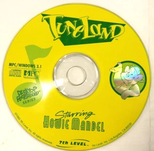Tuneland 1993 PC Game Howie Mandel Disc Desktop Playground 7th Level Windows MB - Picture 1 of 4