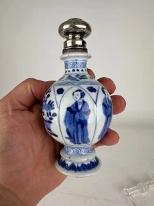 Kangxi Silver mounted Eliza Vase 13,7 cm 18th century 1662-1722 - Picture 1 of 17