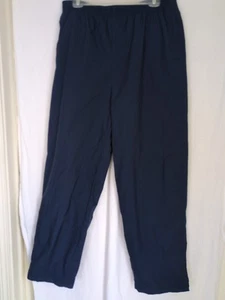 Wilson Staff Weatherproof Mens Large Navy Blue Pants Golf Track Vtg - Picture 1 of 16