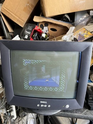 2003 Dell E773C 16" CRT VGA Computer Monitor 1280 x 1024 for Retro Gaming TESTED - Image 1 of 4