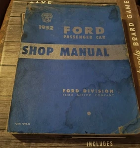 1952 FORD Passenger Car Service Shop Manual Vintage Mechanic Collection  - Bild 1 von 6