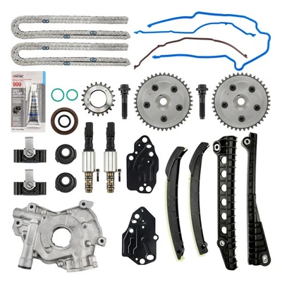 Timing Chain Kit For 2005-2010 Ford F-250 Super Duty 5.4L w/ Cover Gasket Set - Image 1 of 4