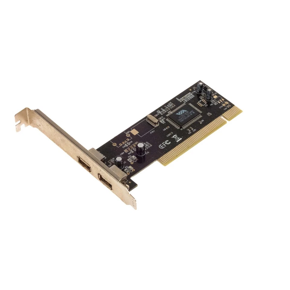 VIA VT6212L 2 Ports USB 2.0 Host Controller PCI Card - Image 1 of 3