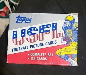 1985 Topps USFL Complete Set 132cards - Picture 1 of 3