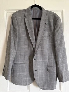 Samuel Windsor (44S) Grey Prince of Wales Check  Blazer / Sports Jacket - Picture 1 of 3