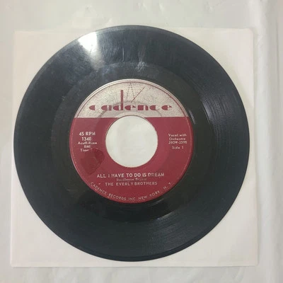 Everly Brothers ~ All I Have To Do Is Dream/ Claudette ~ Cadence 45 RPM  Record - Image 1 of 4