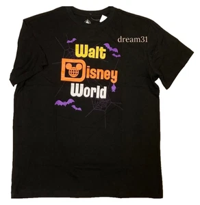 BNWT Walt Disney World Halloween T-Shirt Unisex Adult Size XXL Black - Picture 1 of 1