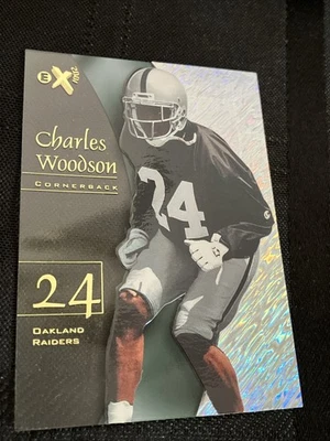 Raiders! 1998 Skybox E-X2001 Charles Woodson Rookie Card #58-Very Nice Condition - Image 1 of 4