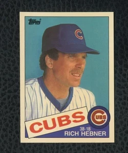 Topps Tiffany #124 1985 Rich Hebner Chicago Cubs - Imagen 1 de 2