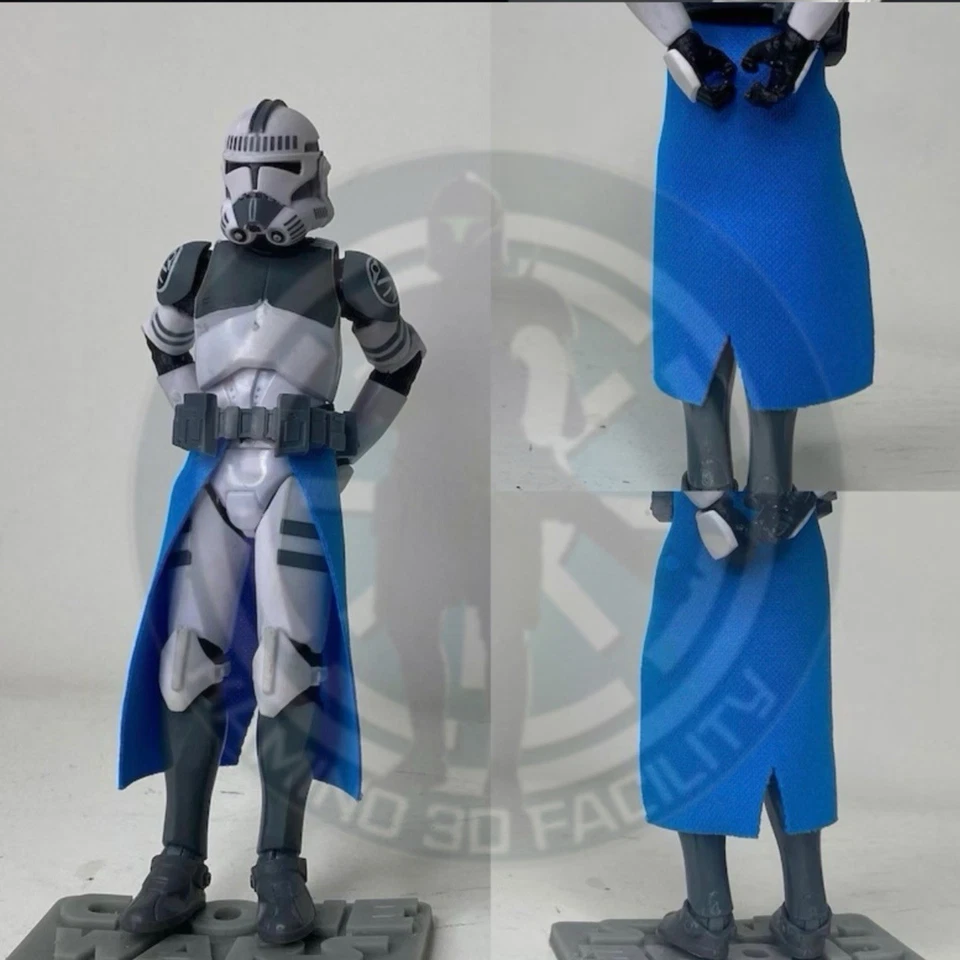 星球大战 1/12 定制 Alpha 17 Kama 克隆部队黑色系列 6 英寸 — 第 1/1 张图片