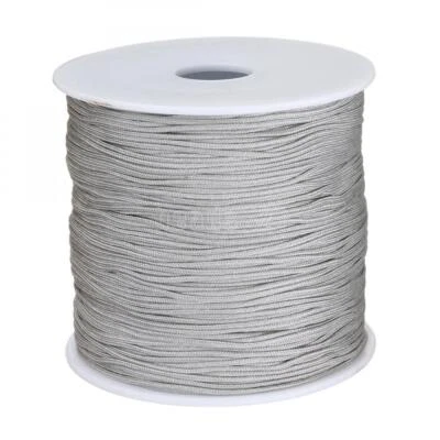 Brazalete trenzado de macramé nudo chino hilo cordón nailon hágalo usted mismo 90 m 0,8 mm Foto 1 de 4