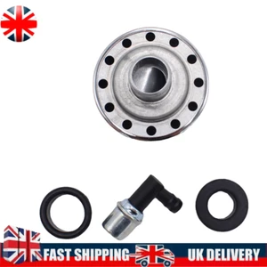 Valve Cover Breather & PCV Valve Push-In Chrome For GM Chevy Pontiac Ford Mopar - Picture 1 of 15