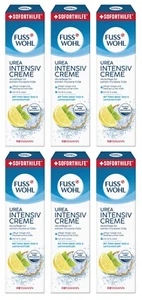 6 x 75ml | FUSSWOHL Urea Intensivcreme Meersalz Soforthilfe* - Bild 1 von 1