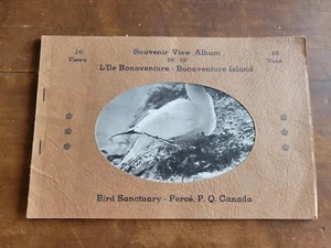 Álbum vista recuerdo años 30 L'Ile Bonaventure Island Bird Sanctuary, Perce Canadá - Imagen 1 de 12