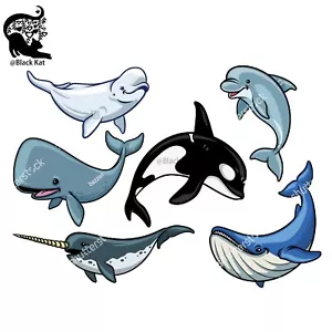 Ocean Marine Fishes Sea Dolphin Whale Metal Cutting Dies Stencil Scrapbook Card - Picture 1 of 2
