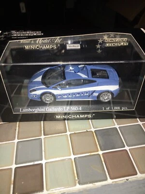 Minichamps 1/43 Scale 400 103890 Lamborghini Gallardo LP 560-4 Polizia Police - Image 1 of 4