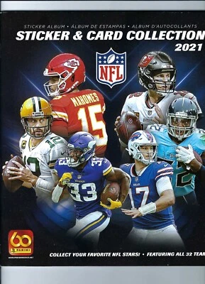 2021 Panini NFL Soft Cover Sticker Collection Album Book – New - Image 1 of 2