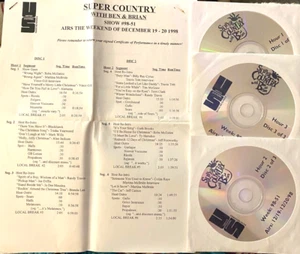12/18/99 BEN & BRIAN'S SUPER COUNTRY 3 HR COUNTDOWN, INTERVIEWS & CHRISTMAS PT 2 - Picture 1 of 2