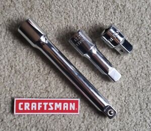 Craftsman 1/2" Drive Extension Bar Set 3pcs 1.5", 3", 6" lengths