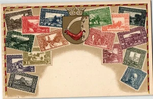 Vecchia cartolina filatelica francobolli d'epoca dalla Bosnia Erzegovina (1164) - Foto 1 di 2