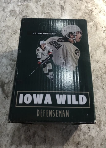 Calen Addison Iowa Wild Bobblehead 2022 NEW Open Box FREE SHIPPING Cover