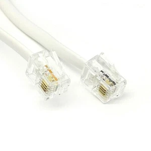 RJ11 ADSL Cable BT Broadband Modem DSL/Phone Lead 2m to 30m Wholesale - Picture 1 of 12