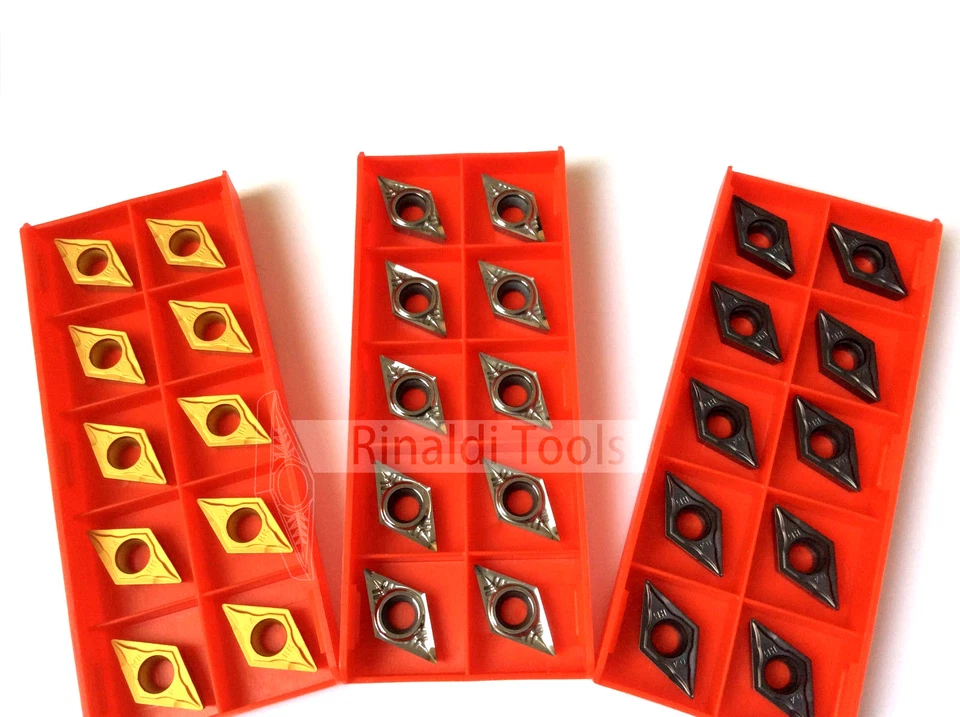 RT 10 x DCGT / DCMT Wendeschneidplatten für ALU, Stahl oder Edelstahlbearbeitung!!