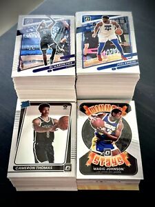 Lot of (665) 2021-22 Optic Basketball Cards + Stars, Inserts, Parallels, Rookies