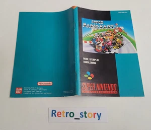 Super Nintendo SNES - Super Mario Kart Notice - Instruction Manual - FAH - Picture 1 of 1