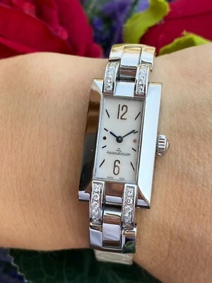 Reloj Jaeger LeCoultre Ideal Diamantes Madreperla Cuadrante Cuarzo Dama Suizo Foto 1 de 4