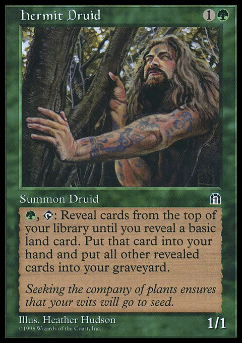 MTG Magic the Gathering Hermit Druid (108/143) Stronghold LP - Image 1 of 1