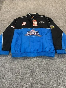 Winners Circle Rustys Last Call Jacket Mens XL Blue Black Rusty Wallace NASCAR - Picture 1 of 16