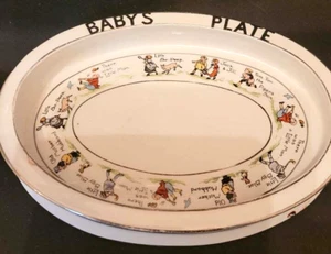 old Paragon Nursery Ware baby's plate star china shallow dish bowl - Picture 1 of 3