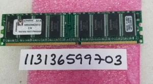 512MB PC 2700 DDR 333 PC2700 DDR333 184PIN NON-ECC SINGLE RANK 1RX8 64X8 PC RAM  - Picture 1 of 1