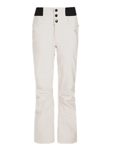 Hochtaillierte Damen-Skihose Protest LULLABY off weiß weiche Schale - normales Bein - Bild 1 von 5