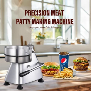 Máquina formadora de prensa de carne para hamburguesas comerciales de 4/5/6" - Imagen 1 de 15