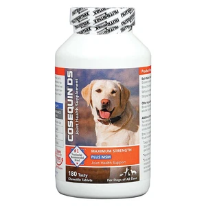 Cosequin MSM Joint Health Supplement for Dogs - 180 Chewable Tablets - Picture 1 of 3