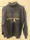 New Genus Penn State U Nittany Lions Sz L Navy Fleece Lined Logo Sweatshirt (L9)