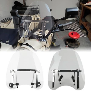 18"x16" Motorcycle Windshield Fit 7/8'' 1" Handlebar For Honda Magna Shadow Aero - Imagen 1 de 22