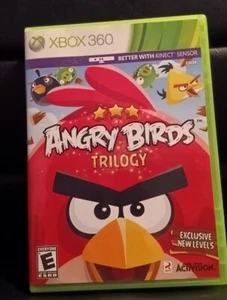 Angry Birds Trilogy (Microsoft Xbox 360, 2012) Muy buen estado con folleto - Imagen 1 de 4