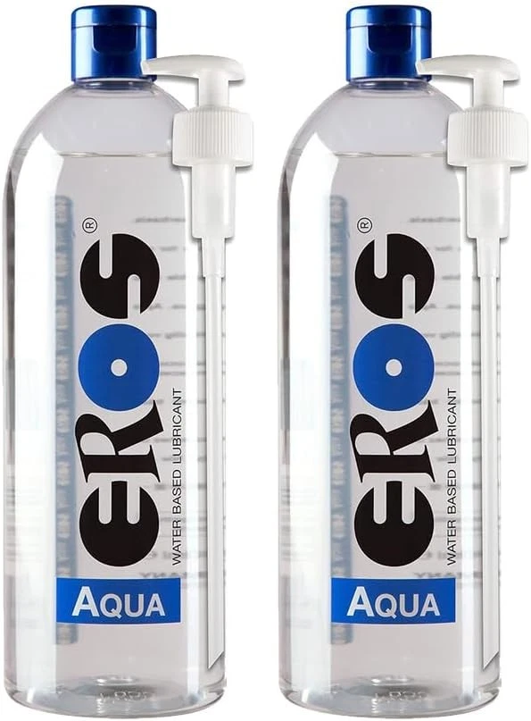 EROS AQUA Water Based Lubricant wasserbasiertes Gleitgel - 2 x 1000 ml - Bild 1 von 1