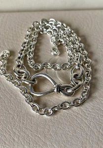 Genuine Pandora Chunky Infinity Knot Chain Necklace 50cmVery good condition - Picture 1 of 9