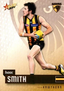 2014 Hawthorn Hawks AFL Premiers Select Footy Stars Card - Isaac Smith - Picture 1 of 3