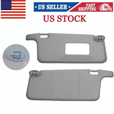 1Pair Interior Sun Visor Gray For 1996 1997 1998-2001 Honda Civic LHD SunvisorA Foto 1 de 4